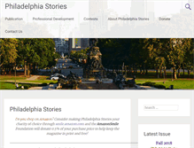 Tablet Screenshot of philadelphiastories.org
